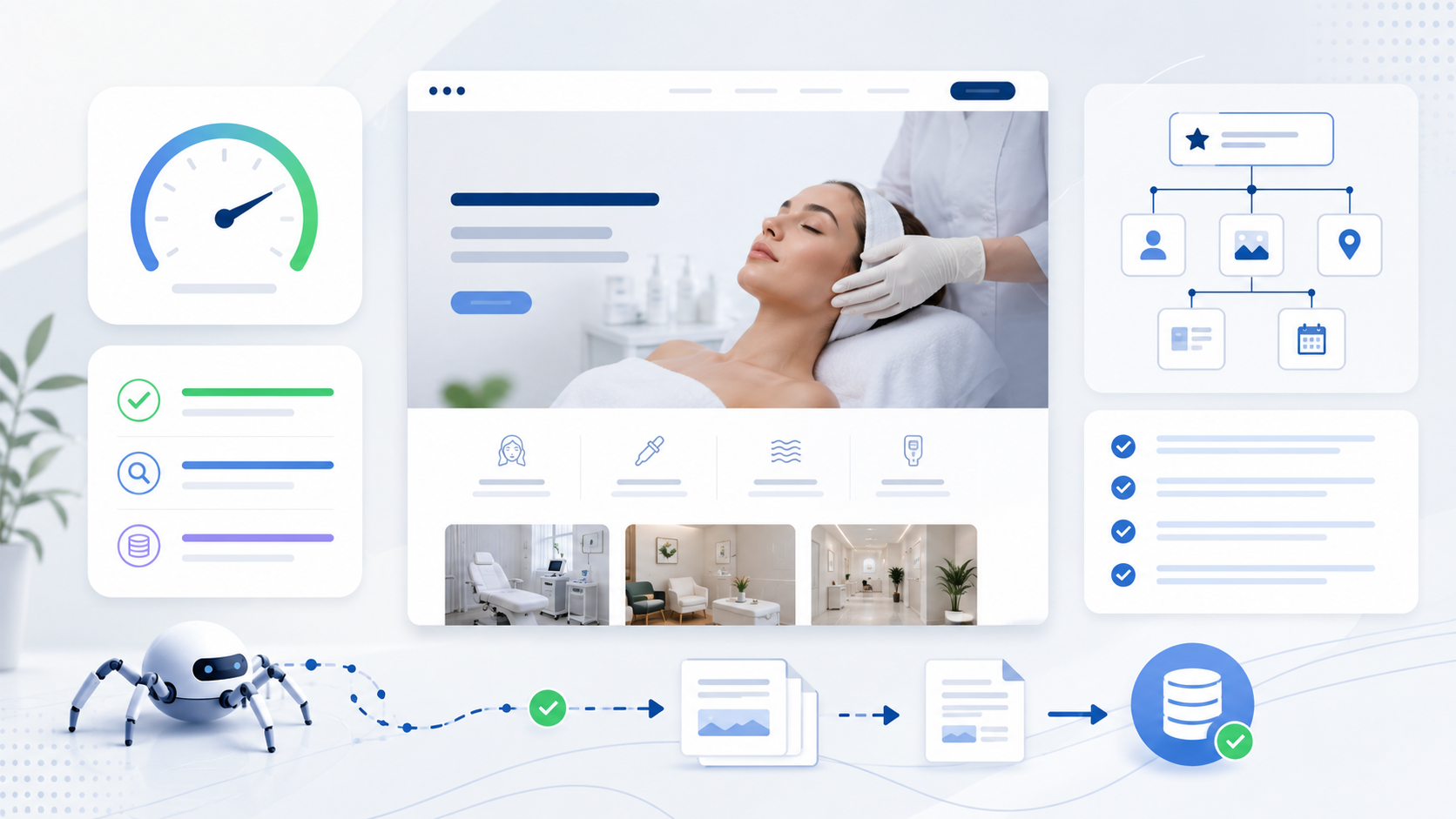Technical SEO for Med Spa Websites: The Crawl, Speed, and Schema Checklist article preview by Vistrane